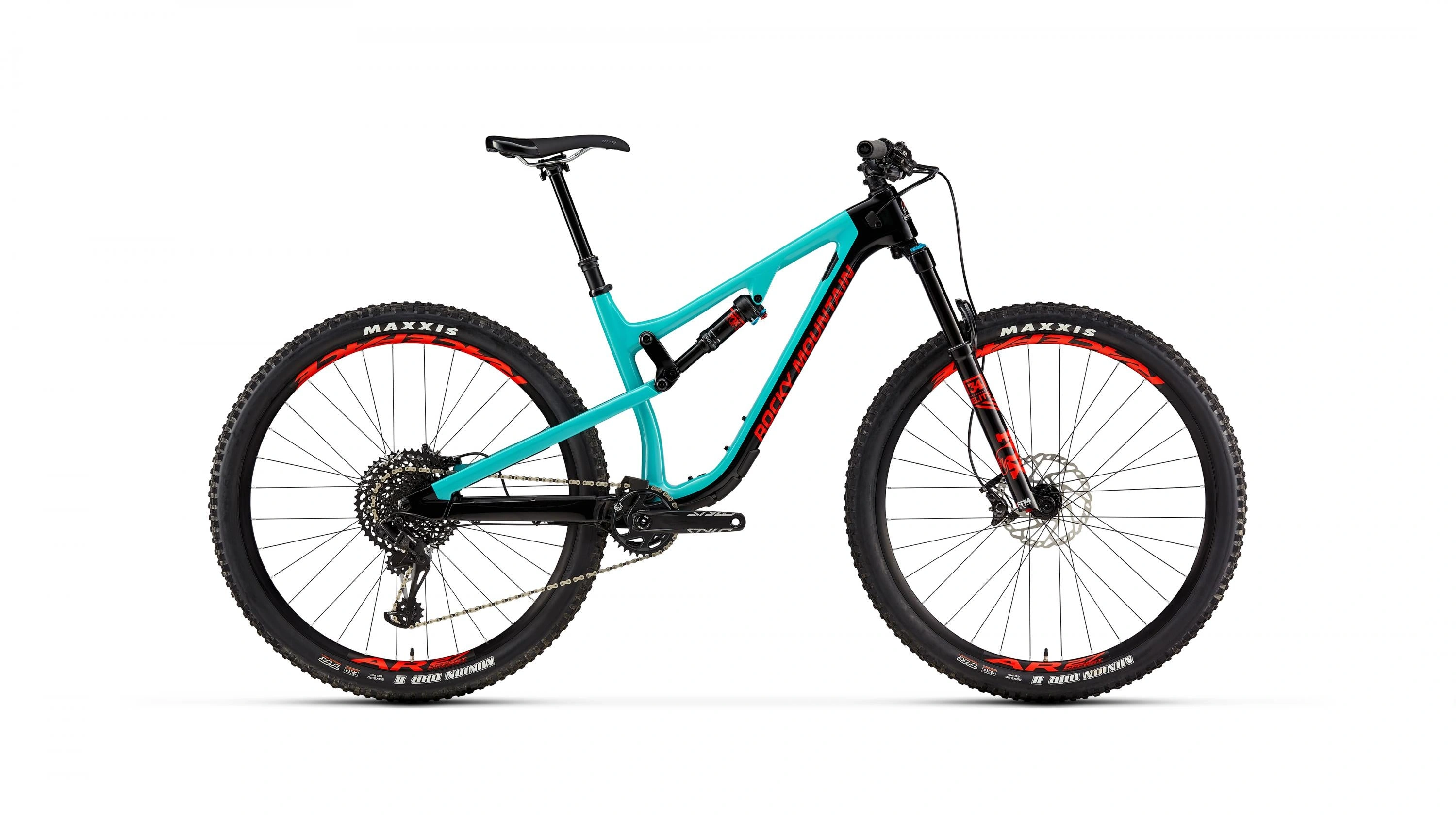 Rocky Mountain Instinct Carbon 50 uit 2019: Zwart en Blauw, Grote maat, Klaar voor avontuur in de bergen!